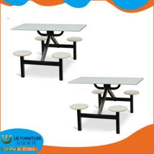 University Student Dining Hall Canteen Table and Chair Set