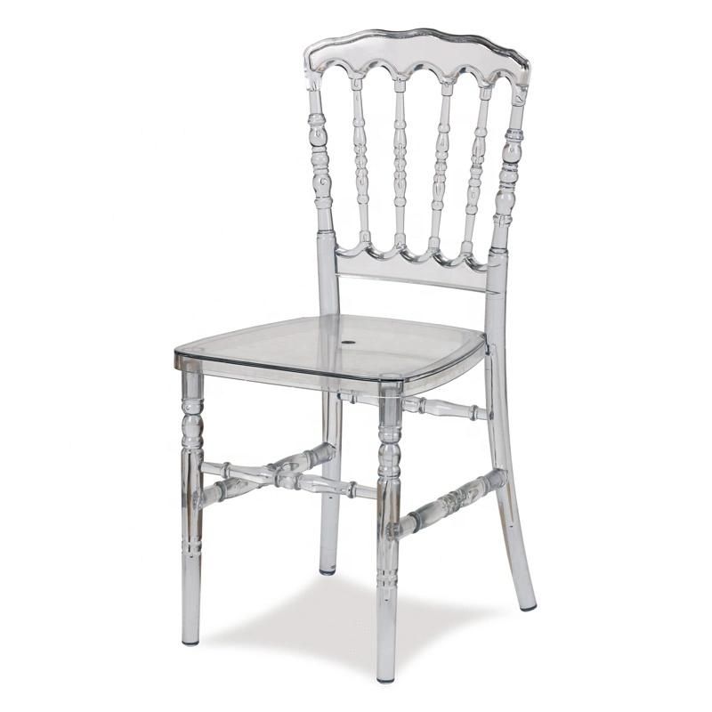 Wedding Furniture Acrylic Stackable Tiffany Plastic Clear Banquet Chair