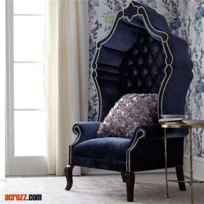 Hot Armchair Wing Chair Factory High Back Dining Furniture Hotel Events Wedding