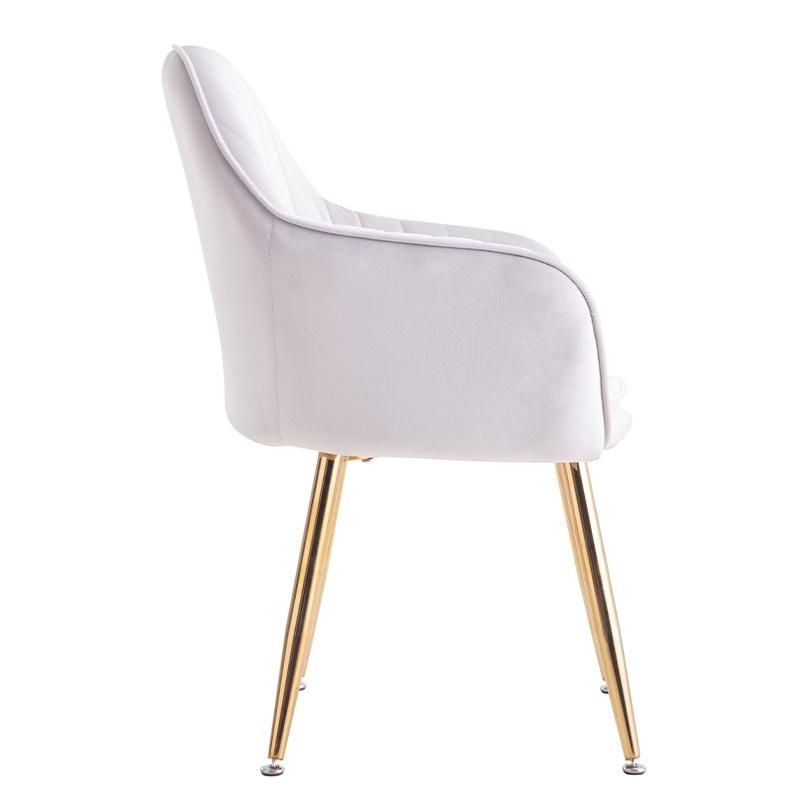 Modern Living Room Furniture Flower Shape Velvet Single Sofa Chair