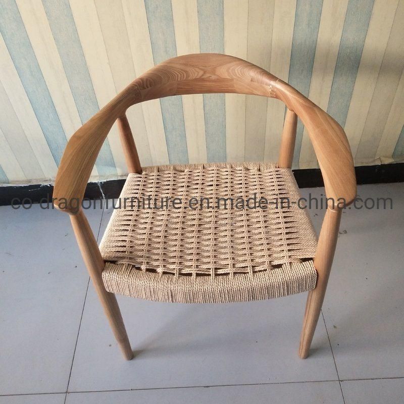 2021 New Design Dining Furniture Wooden Dining Chair with Rattan