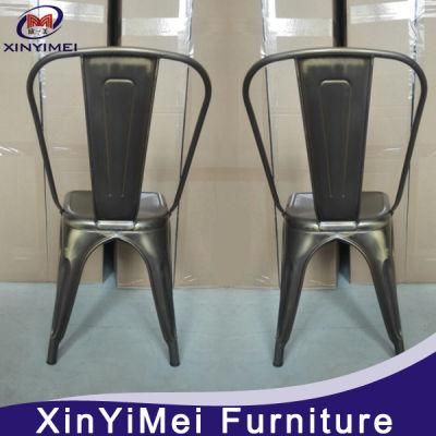 Classic Metal French ABS Side Dining Chair of Restaurant