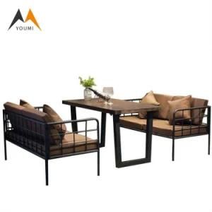Chinese Style Restaurant Furniture Modern Metal Removable Dining Tables