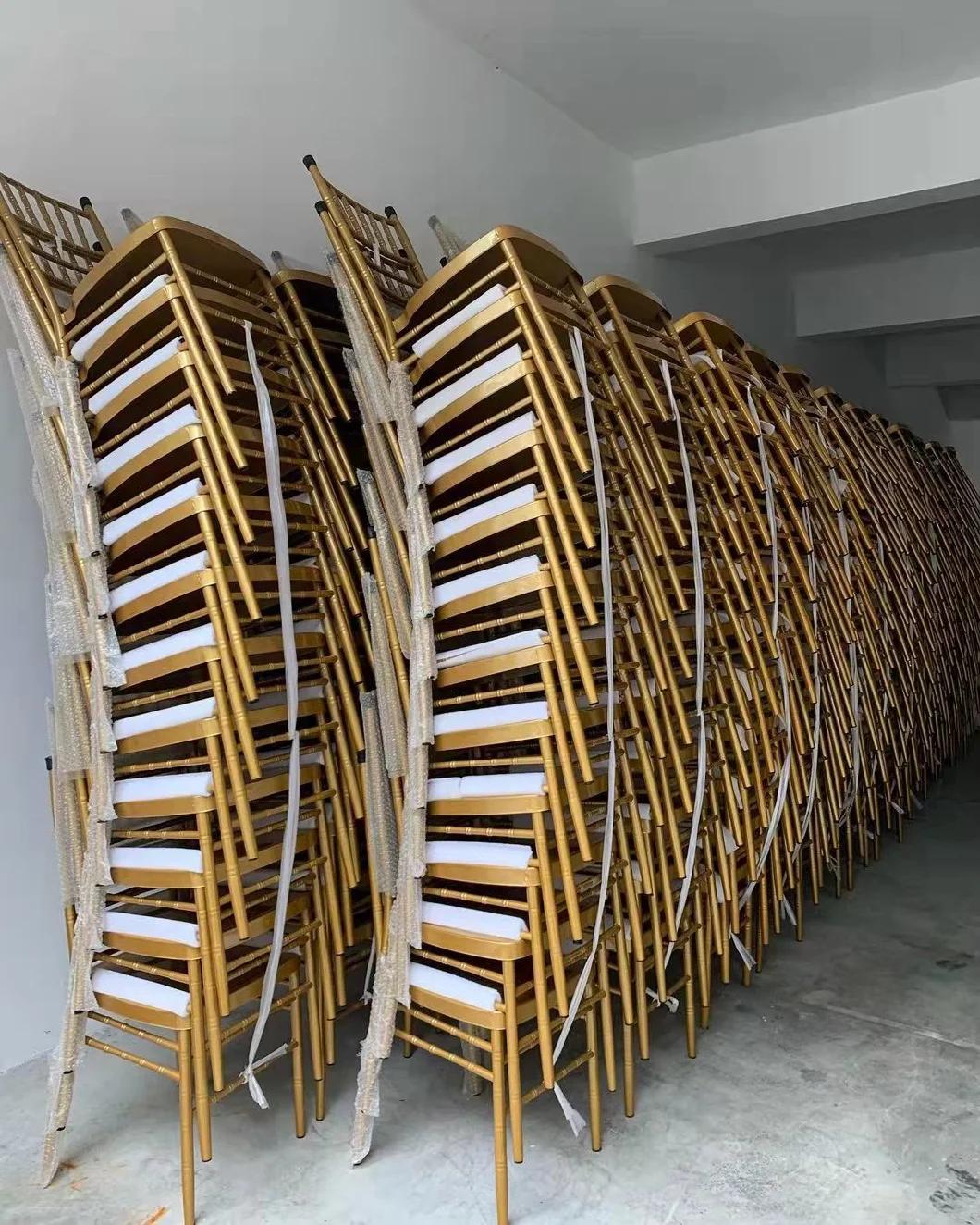 Chair Wholesale PP Resin Chiavari Chair Tiffany Chairs for Wedding and Event Dining