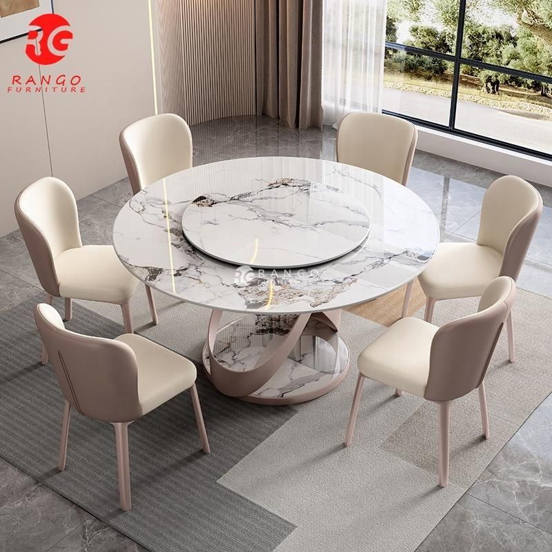 Dining Furniture Round Wholesale Commercial Luxury Dining Table Sets with Dining Office Restaurant Chair