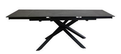Wholesale Extension Table with Ceramic Top and Metal Leg