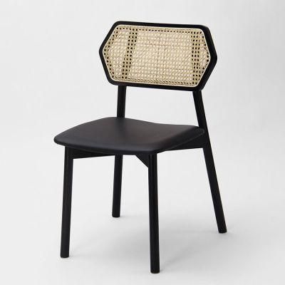 Kvj-9040 New Design Black Wooden Dining Chair