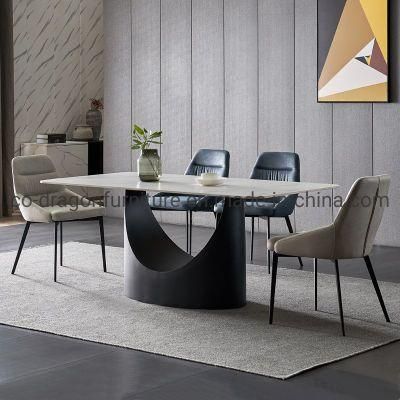 Modern Luxury Dining Table with Marble Top for Home Furniture