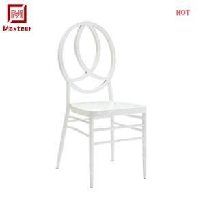 Hot Sale White Metal Wedding Phoenix Chair with Cushion for Wedding Events