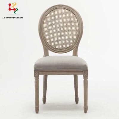 Modern Popular Rattan Chair for Living Room Dining Chair Indoor Wood Chair