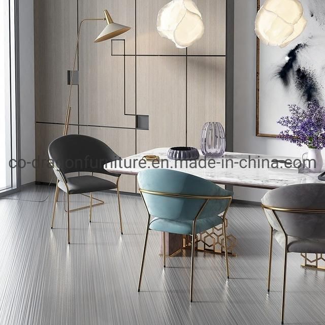 Hot Sale Luxury Metal Velvet Dining Chair for Dining Furniture