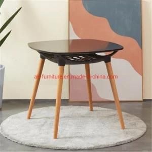 Wholesale Modern MDF Dining Table with PP Pallet Storage