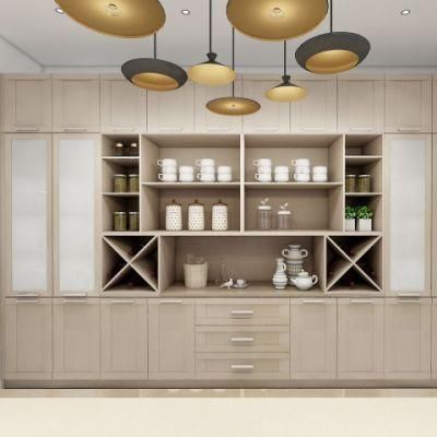 Hot Sales Popular Modern Frameless Black Modular Kitchen Modern Kitchen Furniture