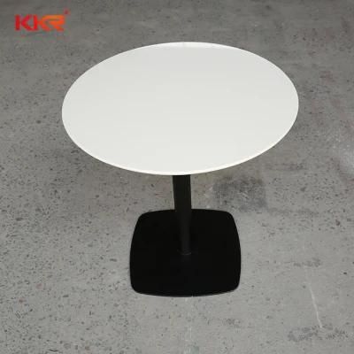 Solid Surface White Restaurant Table Set Furniture