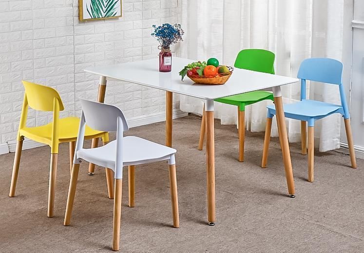 Outdoor Garden Stackable Minimalist Multi-Color Selection Polypropylene Plastic Garden Chair
