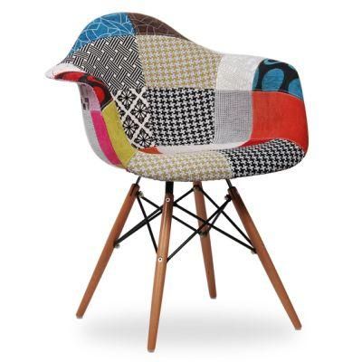 Cheap Modern Comfortable Living Room Furniture Armchair / Patchwork Fabric Leisure Chair