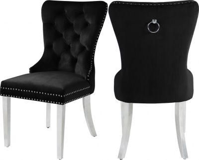 Wholesale Modern Home Furniture Set Restaurant Velvet Upholstered Dining Chair for UK Market