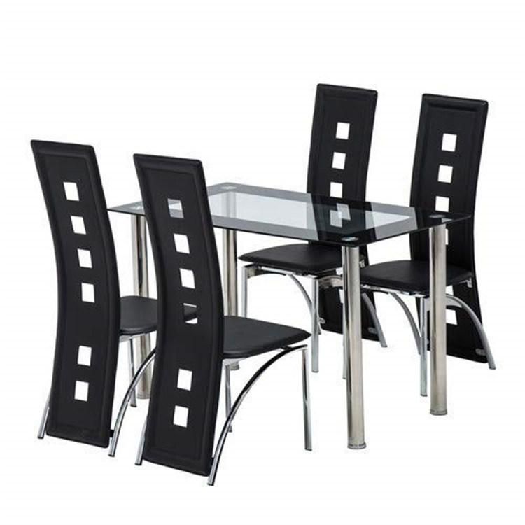 Wholesale Dining Room High Quality Restaurant Hotel Metal Design Black Modern Dining Chairs