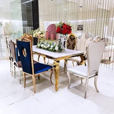 Stainless Steel Hotel Banquet Fancy Wedding Chairs Wholesale