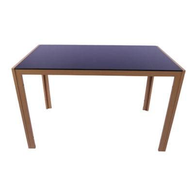Purple Glass Table Tops Dining Furniture Restaurant Table