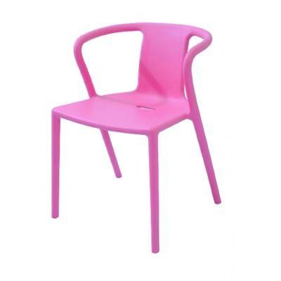 Wholesale Plastic Armchair Colorful Plastic Dining Chair with Arms