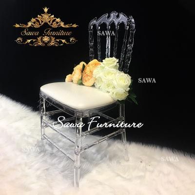 Modern Strong Clear Transparent Event Wedding Furniture Chiavari Tiffany Chair