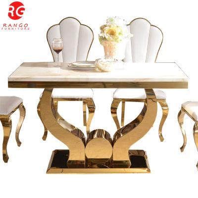 Dining Table Set Dining Room Furniture Luxury Dining Table Set Marble Dining Table with 6 8 10 12 Dining Chairs