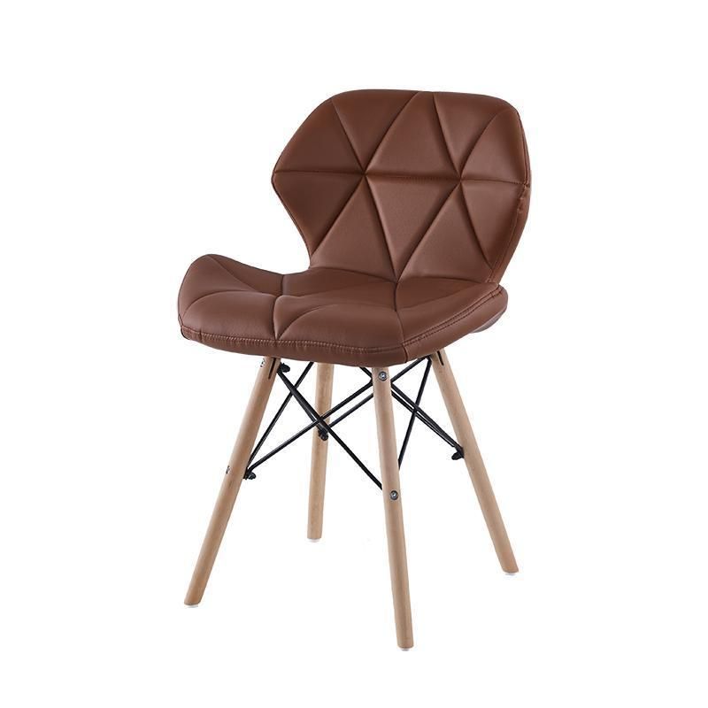 Wholesale Hotel Furniture PU Seat with Wood Leg Dining Room Chair