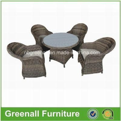 Wicke Rattan Patio Outdoor Garden Round Table Dining Sets Furniture