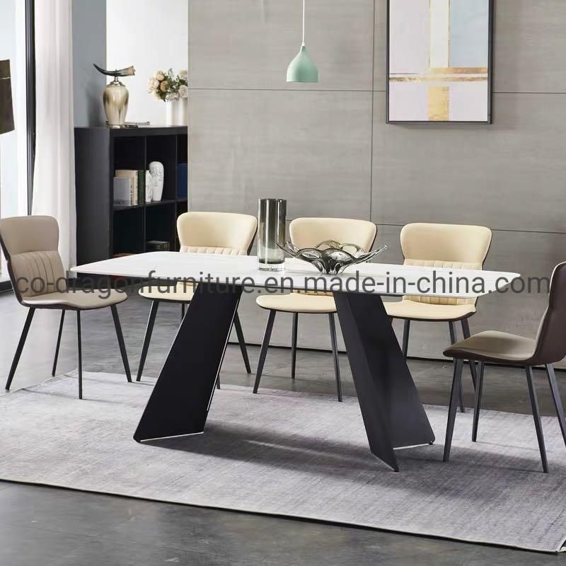 Modern Fashion Wholesale Metal Leather Dining Chair for Dining Furniture