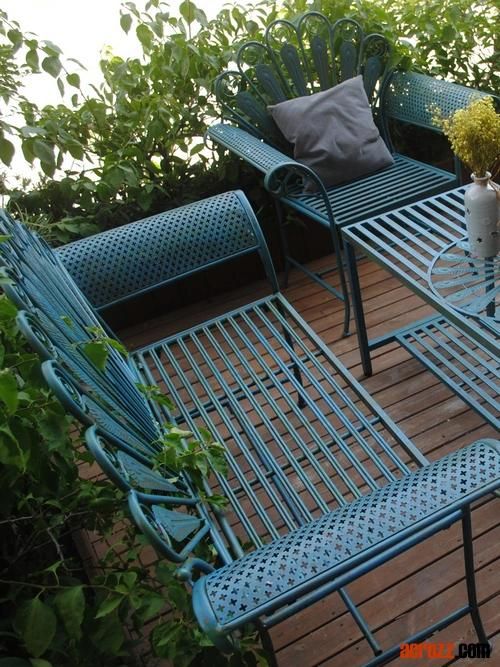 Popular Design Hot Sale Outdoor Furniture Garden Metal Furntiure Factory Wholesale Iron Patio Garden Furniture Lounge Chair