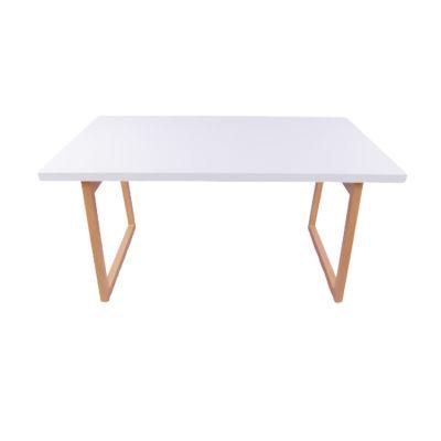 Popular MDF Wood Top Frame Dining Furniture Restaurant Table