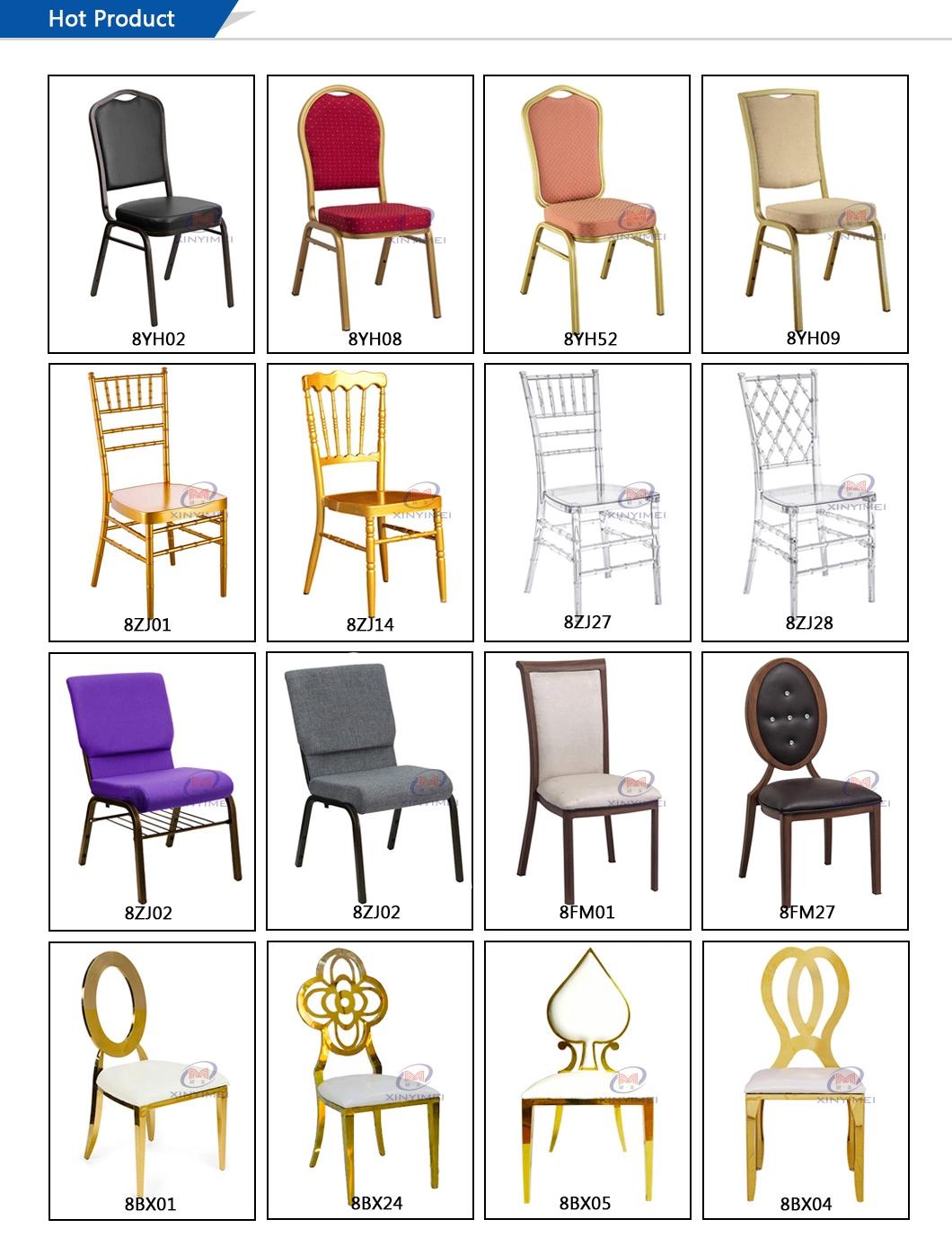 Hot Sale Plastic Used Metal Staking Folding Chairs