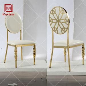 Useful Hotel Events Stainless Steel Banquet Hall Dining Chair for Wedding