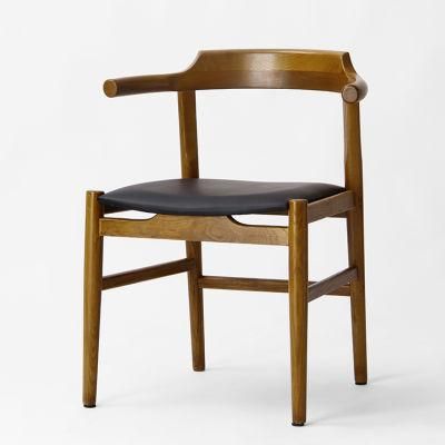 Kvj-9029 Modern Designer Walnut Color Wooden President Chair Hiroshima Chair