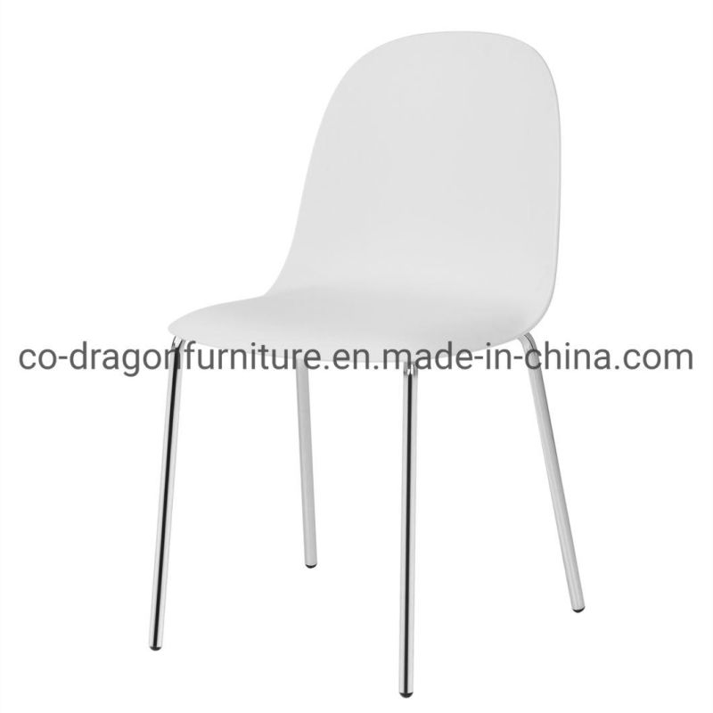 Chinese Wholesale Market Steel Leg Dining Chair for Dining Furniture