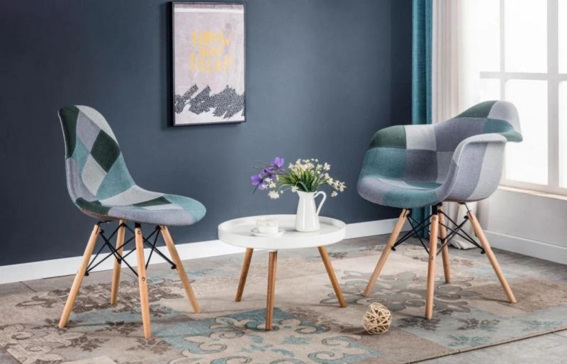 Modern Cheap Leisure Living Room Armchair Colorful Velvet Golden Plating Dining Chair