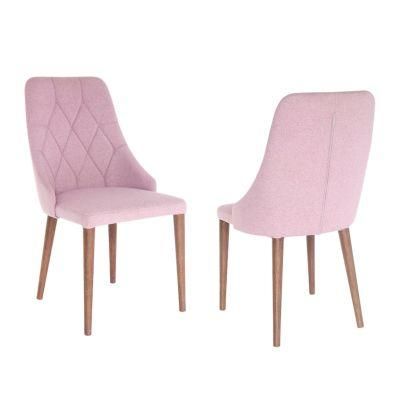Modern Diamond Sewing Dining Chair Wooden Legs Chair for Home&#160;