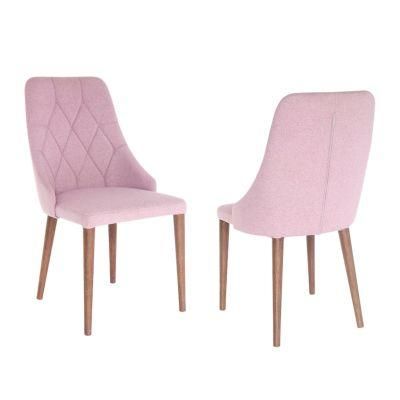 Modern Diamond Sewing Dining Chair Wooden Legs Chair for Home&#160;