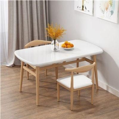 High Quality Modern Simple New Style Wooden Dining Room Table with Chair
