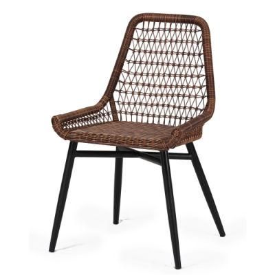 Rattan Chair Outdoor Synthetic Rattan Furniture Cafe and Restaurant Chair
