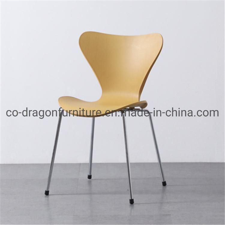 Wholesale Dining Furniture Steel Legs Dining Chair with Plastic Set