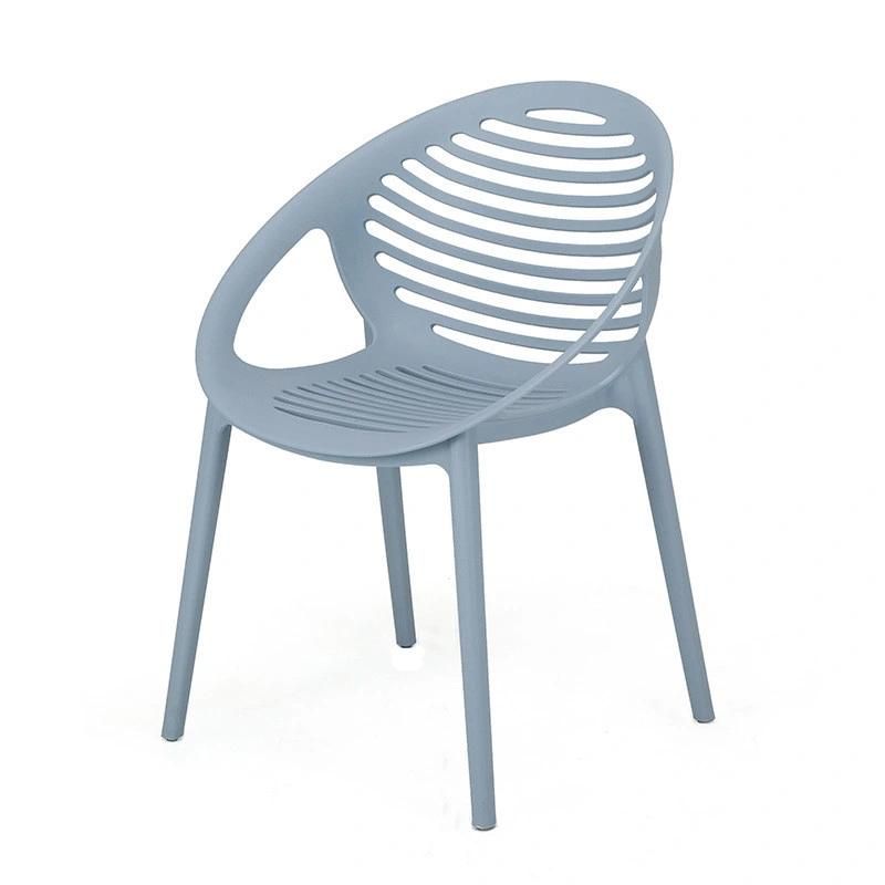 Outdoor Low Back Wedding Party Hotel Backrest Dining Plastic Chair