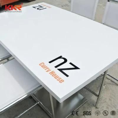 Seamless Joint Artificial Stone Dining Table Tops, Indian Marble Table Tops