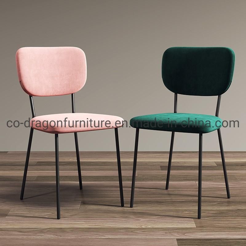 Wholesale Modern Furniture Metal Leg Leather Restaurant Dining Chair Set