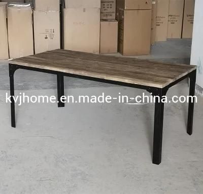 Kvj-9011A 8PCS Reclaimed Dining Table in Stock