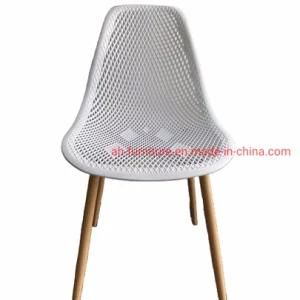 PP Dining Chair with Wood Transfer Legs