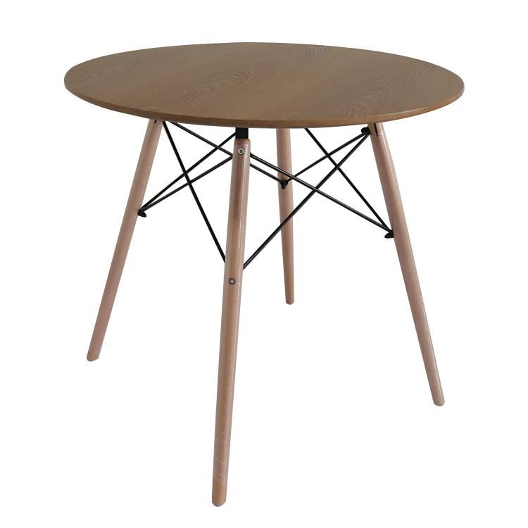 Coffee Table Modern Round Center Table Modern Living Room Furniture Round MDF Wooden Dining Table