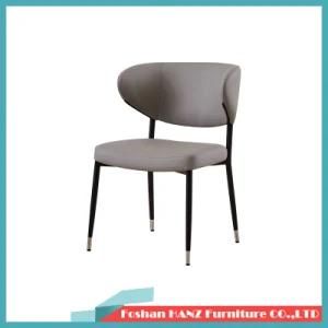 Modern Hotel Cafe Furniture Living Room Dining Room Iron Frame Fabric Chair