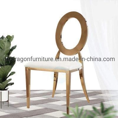 Hotel Banquet Home Furniture Luxury Stainless Steel Wedding Dining Chair